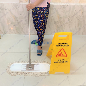 Cây lau bụi khô & ướt cao cấp bản cotton 60cm