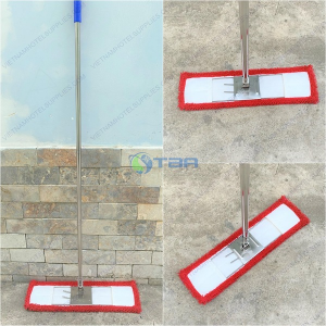 Cây lau sàn bản inox tấm san hô đỏ 60cm