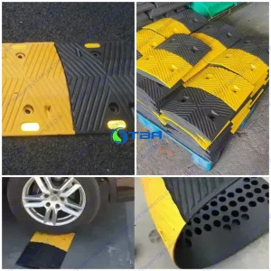 Gờ giảm tốc cao su phản quang (L)50x(W)35x(H)5cm