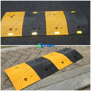 Gờ giảm tốc cao su phản quang (L)100x(W)35x(H)5cm