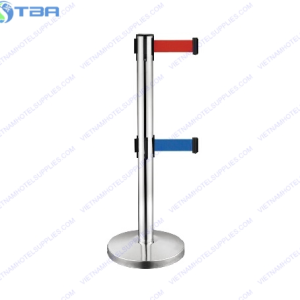 CỘT CHẮN INOX phân làn dây đôi CHẤT LƯỢNG CAO