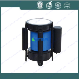 Cuộn dây căng trụ chắn phân làn màu xanh 5 mét