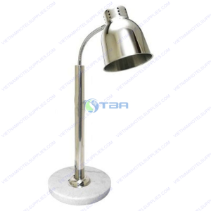 Đèn giữ nóng thức ăn 1 bóng chân đế đá tròn HL1-002