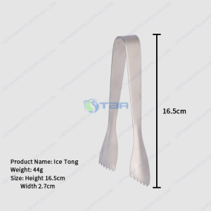Gắp đá inox quầy bar cafe IC003