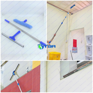 Bộ cây lau kính inox cán dài 5 mét ASIA-LI5M