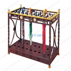 Kệ để ô dù khung thép chữ nhật đặt tiền sảnh