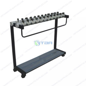 Kệ đựng ô dù cao cấp 24 ô có khóa & bánh xe