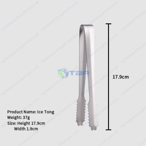 Kẹp gắp đá inox quầy bar club IC004