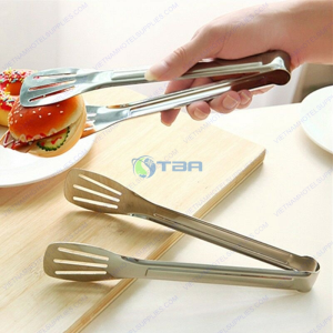 Kẹp  inox gắp BBQ-Salad-Bánh-Mì #T4567