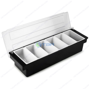 Khay đựng gia vị quầy bar 6 ngăn CD003