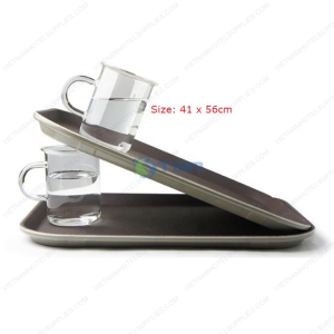 Khay phục vụ chống trượt chữ nhật 41x56cm