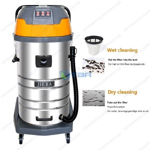 Máy hút bụi khô & ướt công nghiệp 03 motor 80 lít
