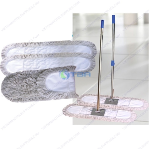 Tấm (nùi) lau bụi khô và ướt cotton 60cm