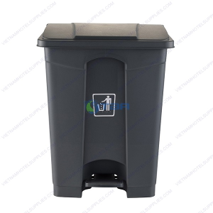 Thùng rác nhà bếp đạp chân 68L màu xám ASIA-DC68L
