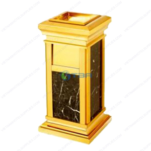 Thùng rác đá hoa cương cửa bên đặt sảnh CB026