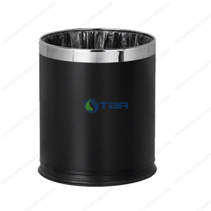 Thùng rác 2 lớp màu đen A225B