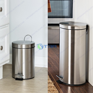Thùng rác inox đạp chân đặt văn phòng