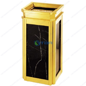 Thùng rác sảnh đá hoa cương cửa trên CT004