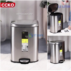 Thùng rác vuông cao cấp 12L #CK9934-12