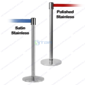 Trụ chắn inox cao cấp dây căng trong bệnh viện
