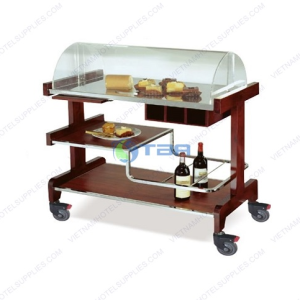 Xe đẩy bánh ngọt đồ uống & điểm tâm C027