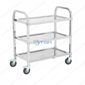 Xe đẩy phục bàn ăn inox AST080