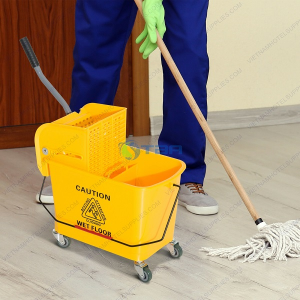 Xe đơn ép nước cây lau sàn 20 lít