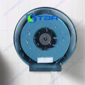 Hộp nhựa đựng giấy vệ sinh cuộn lớn màu xanh
